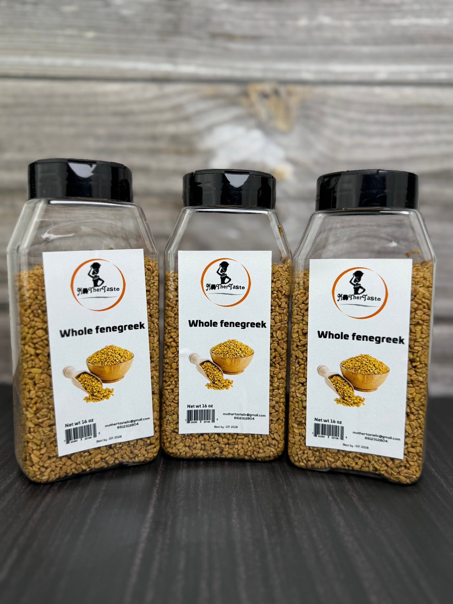 Whole fenugreek seeds