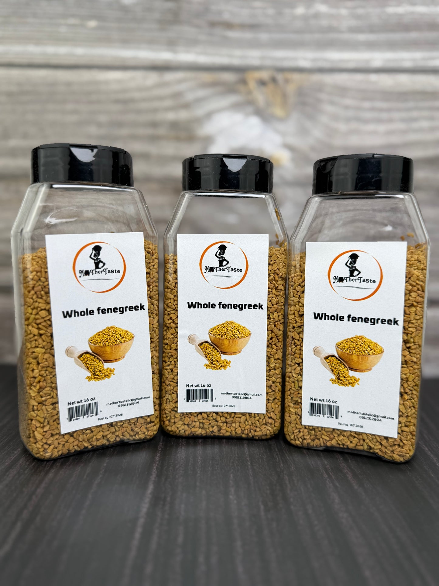 Whole fenugreek seeds
