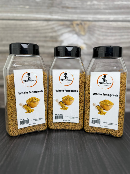 Whole fenugreek seeds
